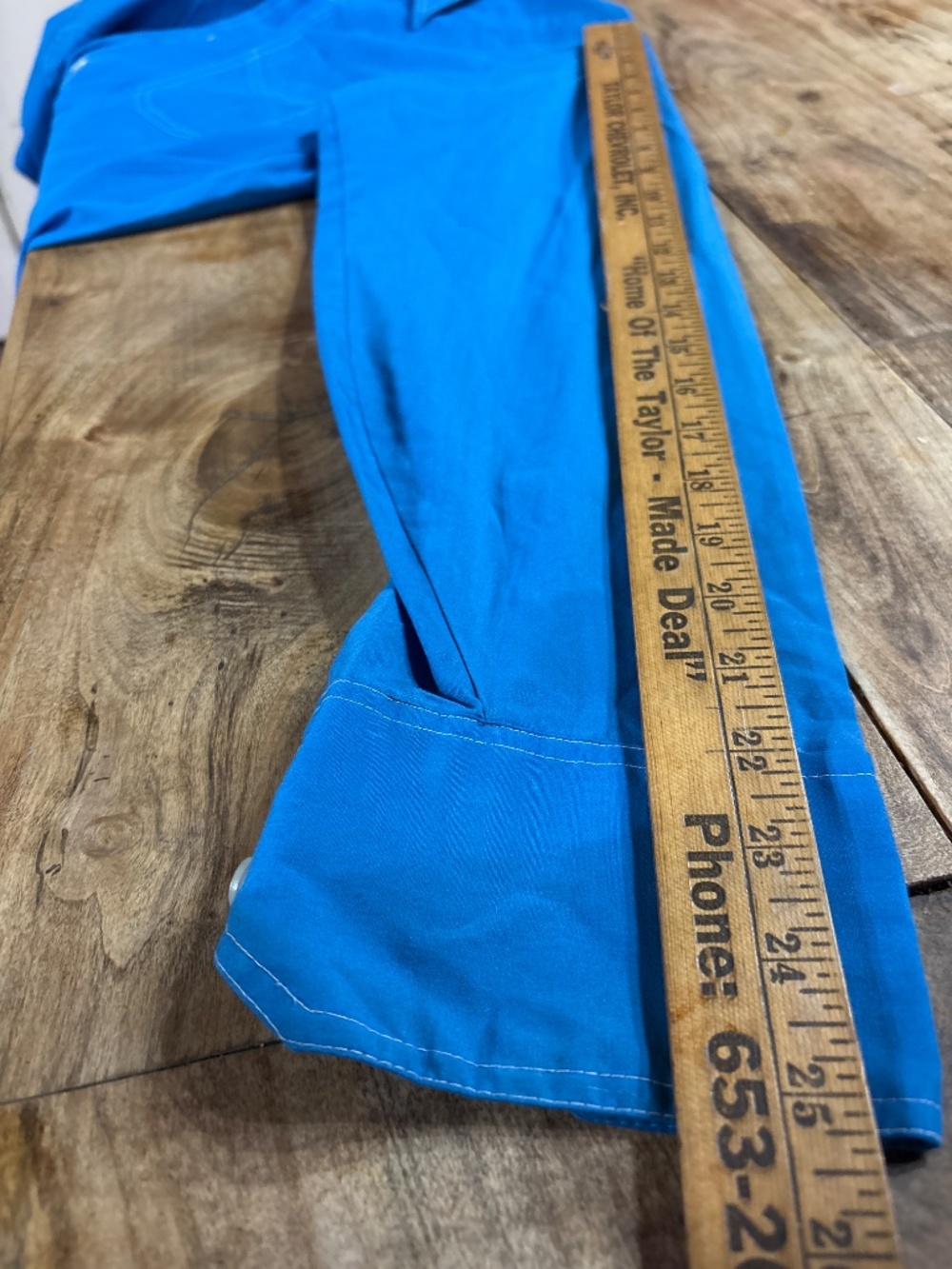 Vintage Blue Button Down Shirt - Picture 8 of 8